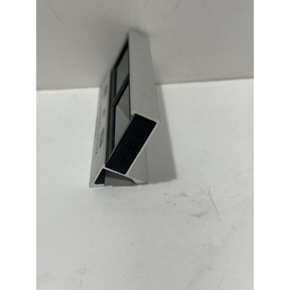 MFJ-108B 24/12 Hour Dual LCD Clock Extruded Aluminum Frame Local UTC No Battery - Picture 6 of 8